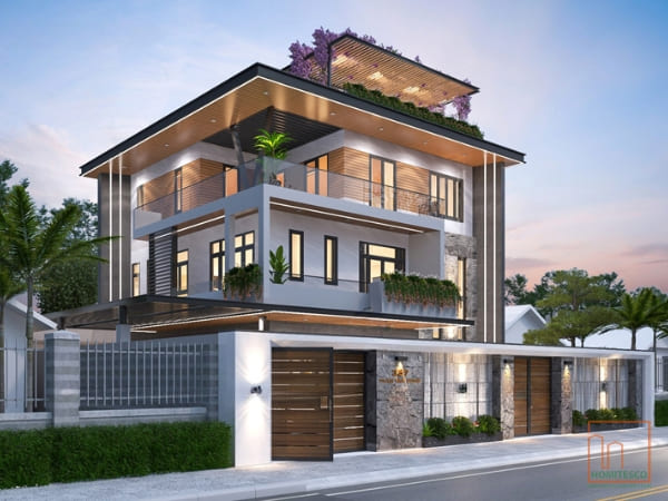 Thi công xây dựng biệt thự sang trọng Đà Nẵng